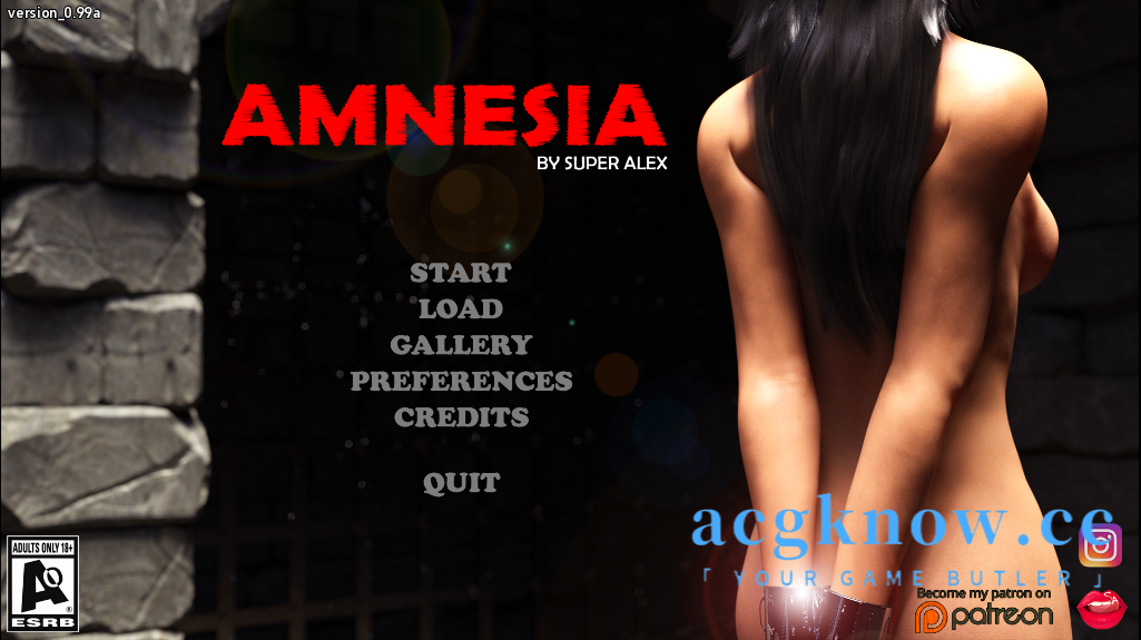 [PC+安卓][欧美SLG/汉化/无码]失忆 Amnesia v0.99a 官方中文版[7.71G]-acgknow