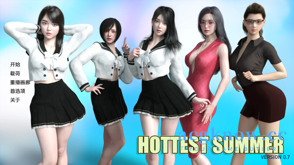 [PC+安卓][亚洲SLG/汉化]最热的夏天 [v0.7] Hottest Summer[1.41G]-acgknow