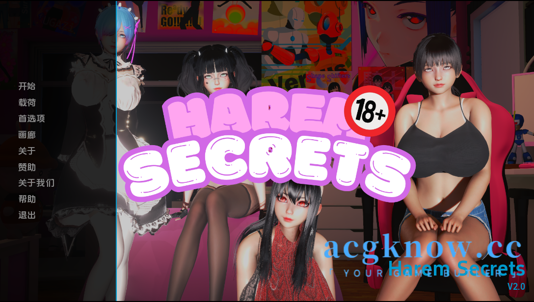 [PC+安卓] [亚洲SLG/汉化/动态]后宫秘密 [v2.0] Harem Secrets [1.52G]-acgknow