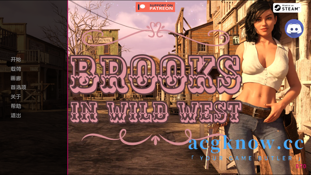 [PC+安卓][欧美SLG/汉化/动态]狂野西部的布鲁克斯 [v0.70] Brooks in Wild West [2G]-acgknow