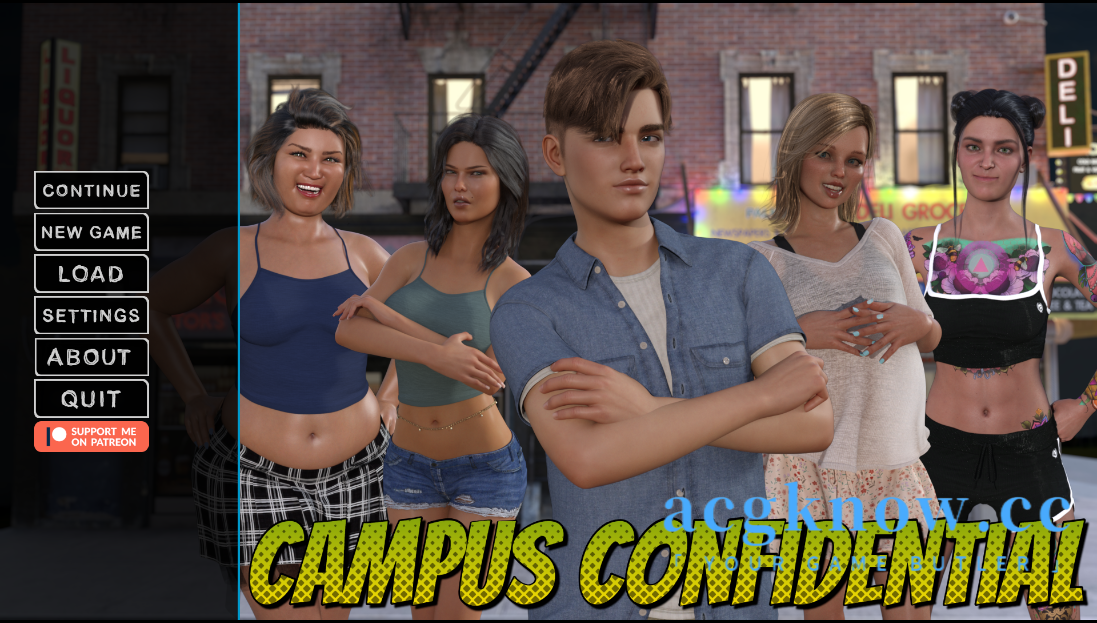 [PC+安卓][欧美SLG/汉化] 校园机密 [v0.25] Campus Confidential [1.28G]  -acgknow