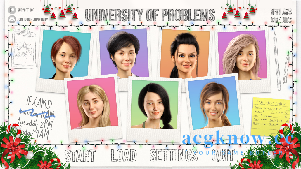 [PC+安卓][欧美SLG/汉化/动态]学院情缘 问题大学 欲望大学 [v1.5.5 Extended] University of Problems [12.9G]-acgknow