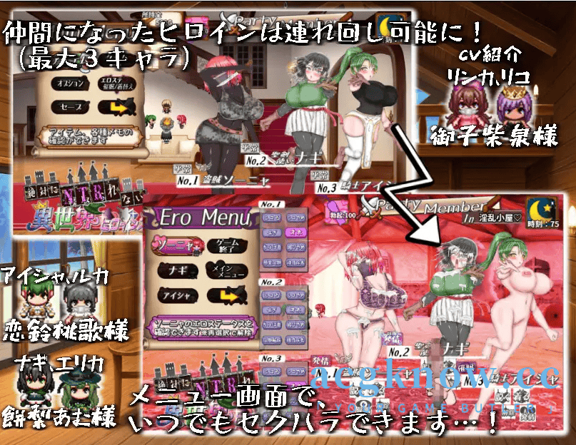 图片[4]-[PC+安卓] [日系RPG/汉化/动态] 绝对无法NTR的异世界女主角们 汉化版 [1.87G]-acgknow