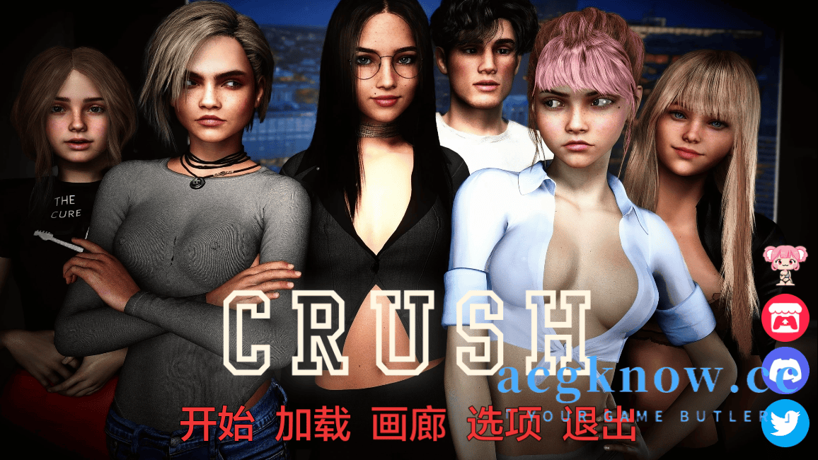 [PC+安卓][欧美SLG/汉化/动态] 热恋学院 [v0.3] CRUSH College [6.57G]-acgknow