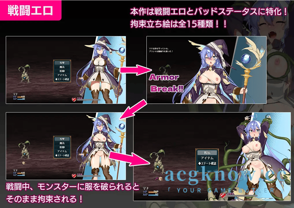 图片[2]-[PC+安卓][日系RPG/汉化/动态] 玛娜与禁忌迷宫 汉化版 [1.12G]-acgknow