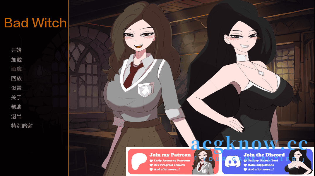 [PC+安卓][欧美SLG/汉化/动态] 坏女巫与黑魔法的诱惑 [v0.2.4] Bad Witch and the Dark Magic Temptations [605M]-acgknow