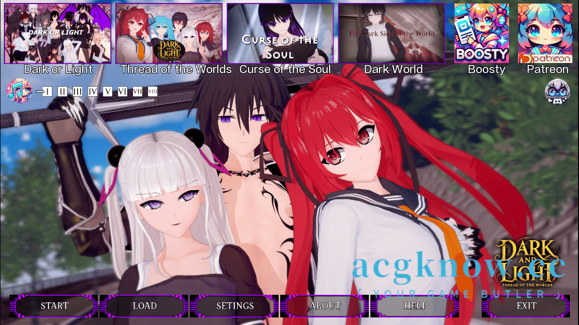 [PC+安卓][日系SLG/汉化/动态] 暗与光的世界之线 [v0.10] Dark and Light Thread of the Worlds [3G]-acgknow