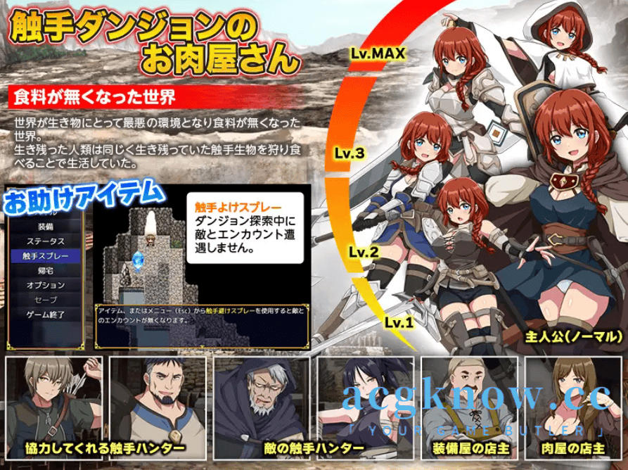 图片[3]-[PC+安卓] [日系RPG/汉化/动态] 地下城肉 汉化版 [1.62G]-acgknow