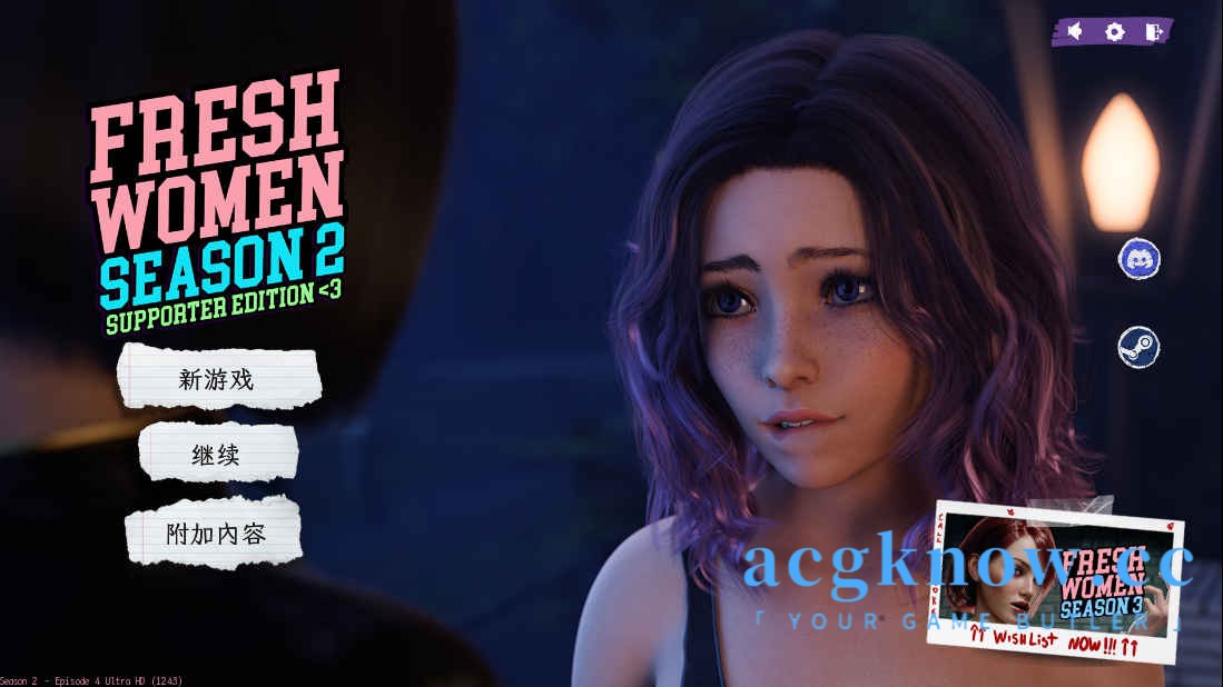 [PC][欧美SLG/官中/动态] 新生也疯狂 [DLC2] FreshWomen [23G]-acgknow